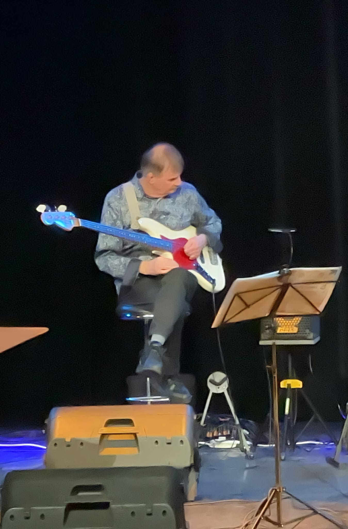 Photo du bassiste Bertrand LECONTE lors d'un concert
